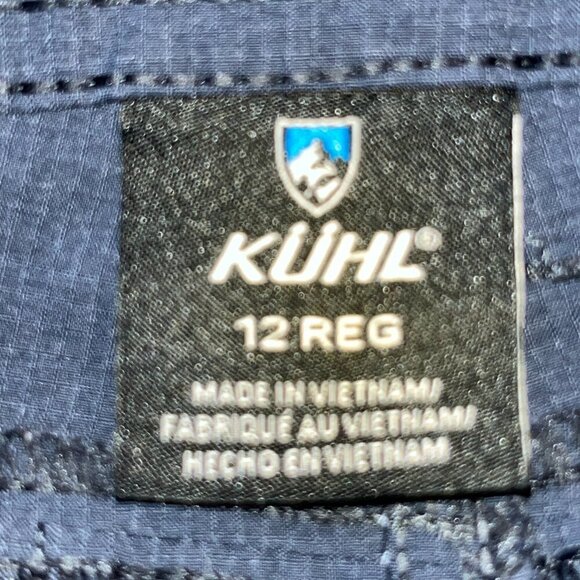 KUHL Women's HORIZN Skinny Cargo Hiking Outdoor PANTS in Navy Size: 12R - Picture 11 of 14